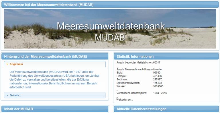 Meeresumweltdatenbank MUDAB