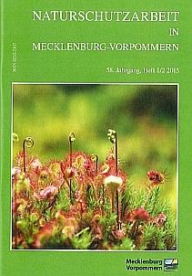 Titelseite der Zeitschrift 'Naturschutzarbeit in M-V' Heft 1/2 2015