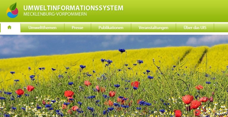 Umweltinformationssystem Mecklenburg-Vorpommern (UIS-MV)